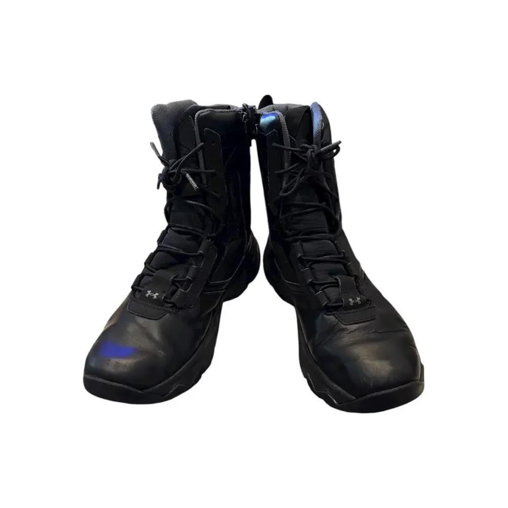 Under Armour UA Stellar G2 Side Zip Tactical Boots Black Men’s 8.5